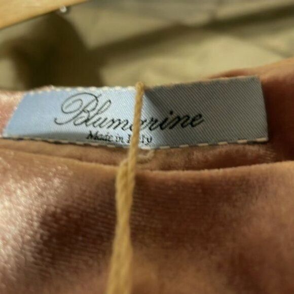 Blumarine Velvet and Lace blush pink maxi skirt size 6 - Picture 7 of 9